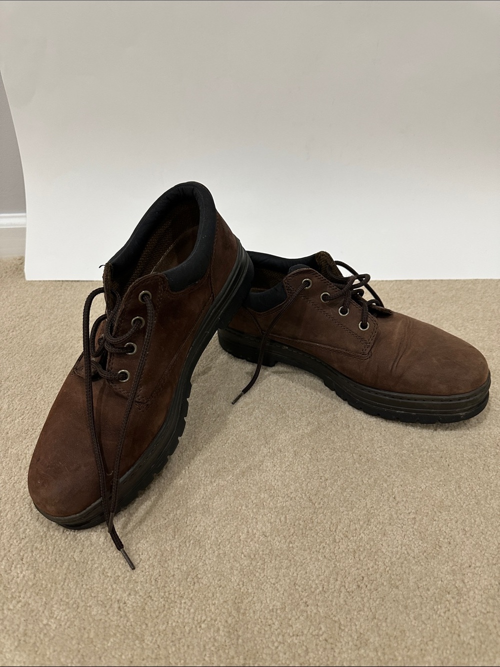Men's Brown Lace-Up Casual Shoes